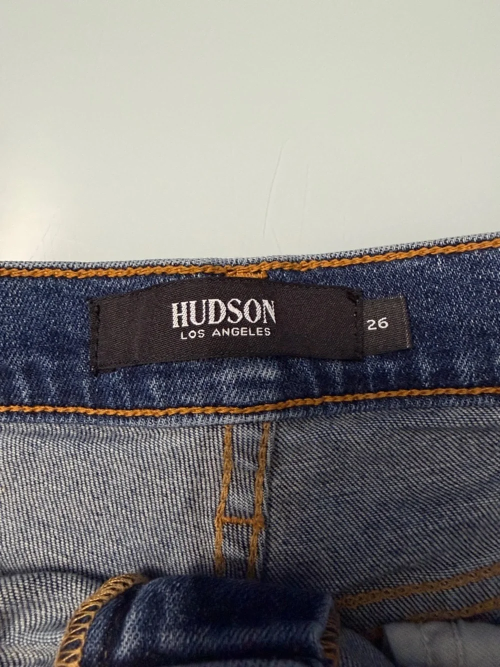 Hudson Devon Biker Denim Shorts